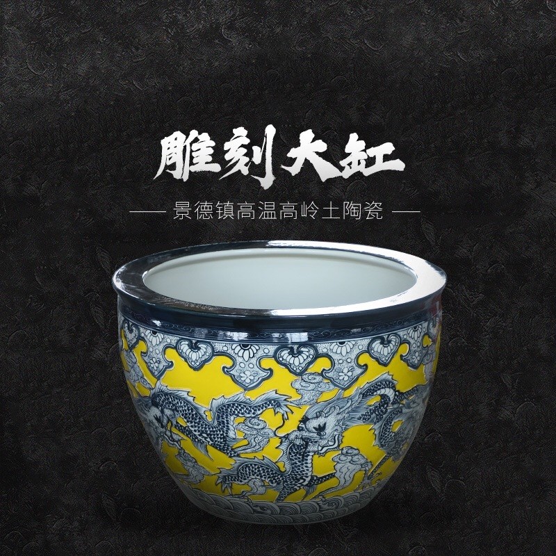 景德鎮手繪陶瓷大缸